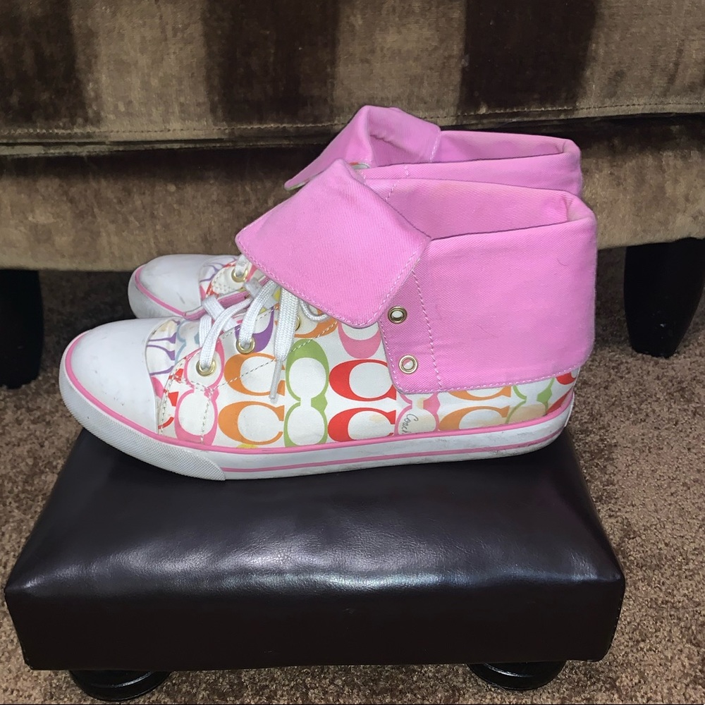 Women's Coach "Bonney" High-Top Sneaker (Size 9.0)